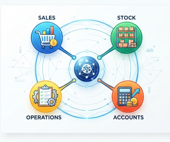 One Connected ERP System in Mumbai