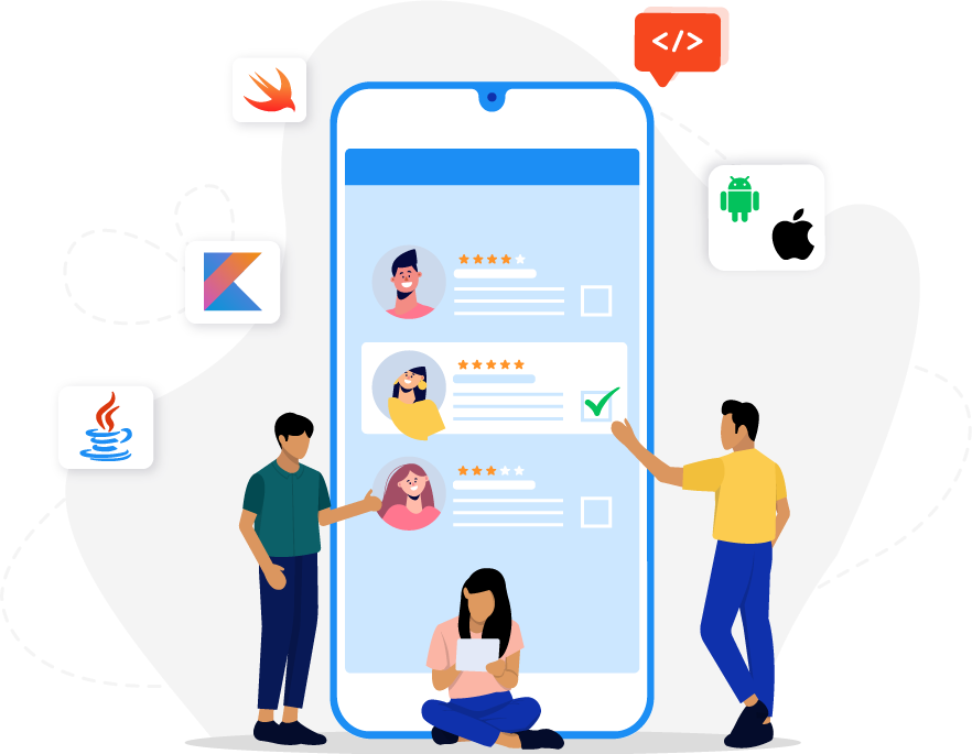 Custom mobile app development services 