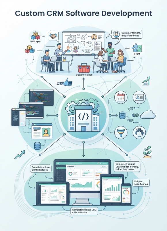 What is Custom CRM Software Development